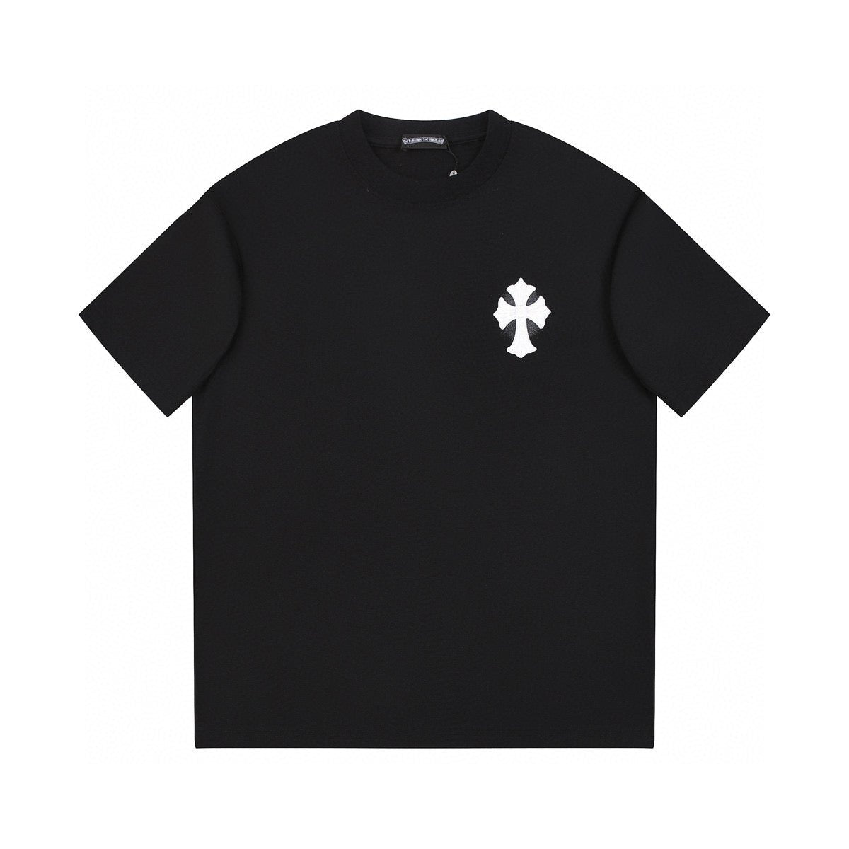 CHROME HEARTS WHITE CROSS T - SHIRT BLACK - Sin Sity Reps