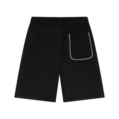 CHROME HEARTS WHITE EMBROIDERY SHORTS BLACK - Sin Sity Reps