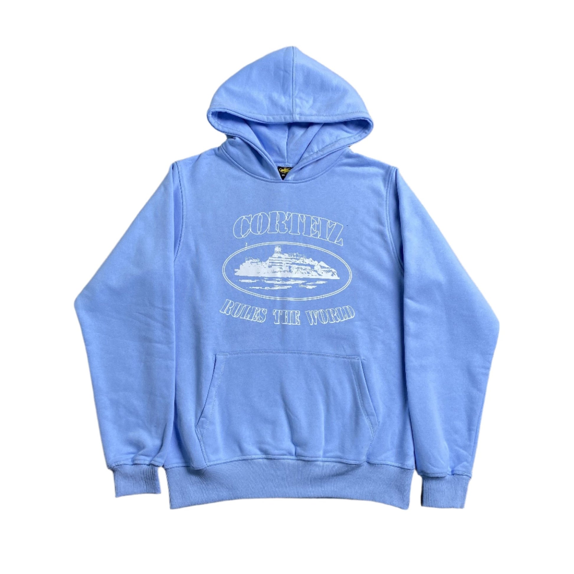 CORTEIZ ALCATRAZ HOODIE BABY BLU - Sin Sity Reps