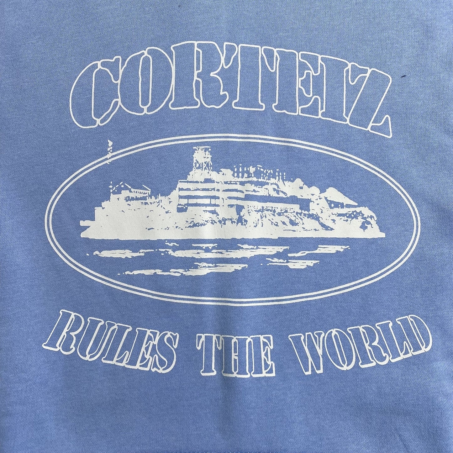 CORTEIZ ALCATRAZ HOODIE BABY BLU - Sin Sity Reps