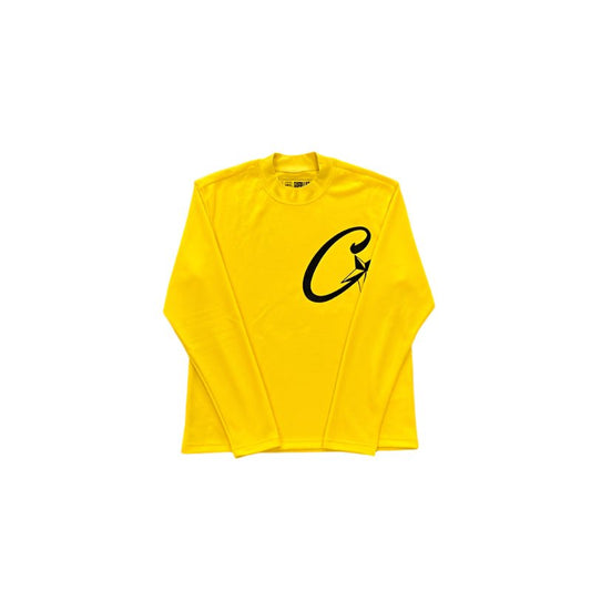 CORTEIZ ALCATRAZ WAFFLE LONGSLEEVE YELLOW - Sin Sity Reps