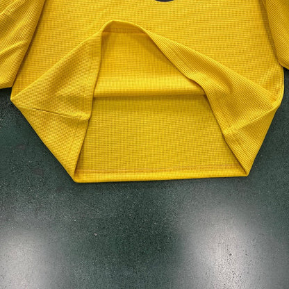 CORTEIZ ALCATRAZ WAFFLE LONGSLEEVE YELLOW - Sin Sity Reps