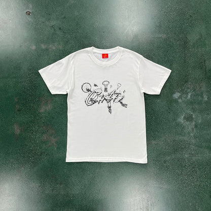 CORTEIZ ALLSTARZ SKYDIVER TEE WHITE - Sin Sity Reps