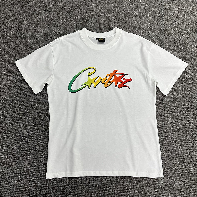 CORTEIZ ALLSTARZ T - SHIRT WHITE RASTA GRADIENT - Sin Sity Reps