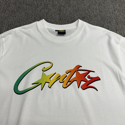 CORTEIZ ALLSTARZ T - SHIRT WHITE RASTA GRADIENT - Sin Sity Reps