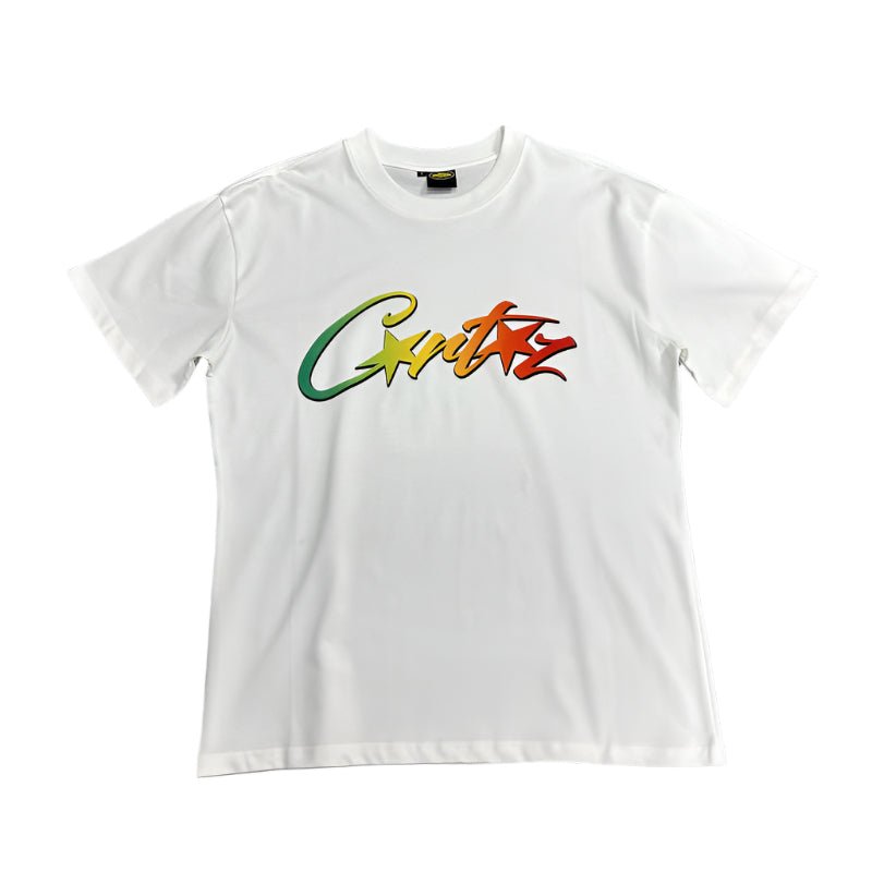 CORTEIZ ALLSTARZ T - SHIRT WHITE RASTA GRADIENT - Sin Sity Reps