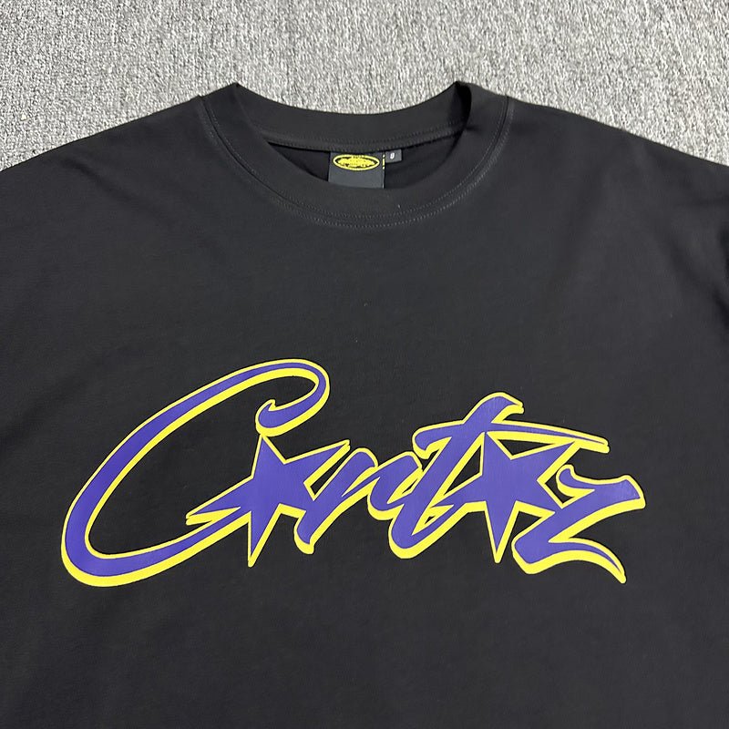 CORTEIZ ALLSTARZ TEE BLACK PURPLE - Sin Sity Reps