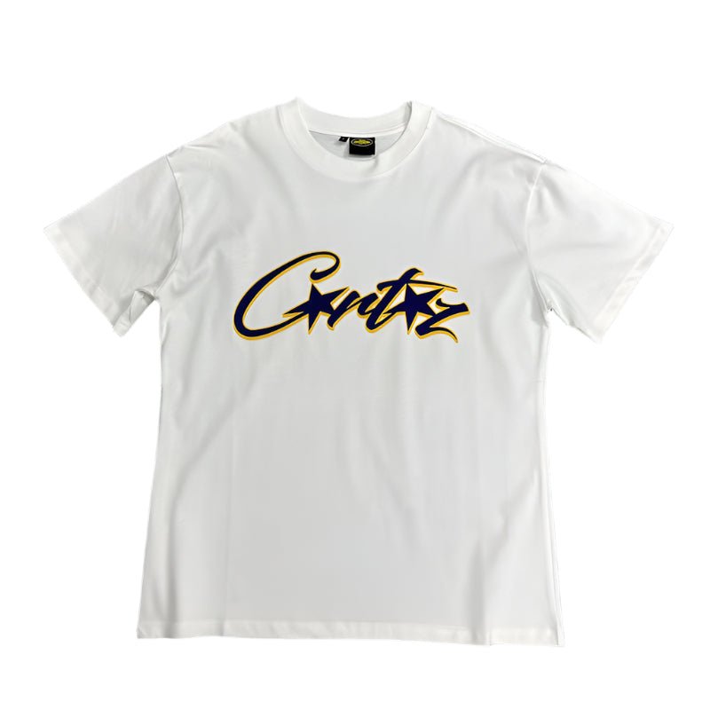 CORTEIZ ALLSTARZ TEE WHITE BLACK YELLOW - Sin Sity Reps