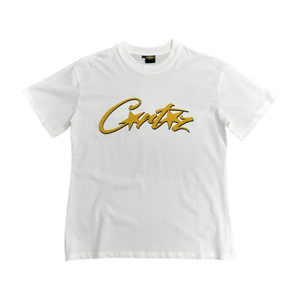 CORTEIZ ALLSTARZ TEE WHITE GOLD - Sin Sity Reps