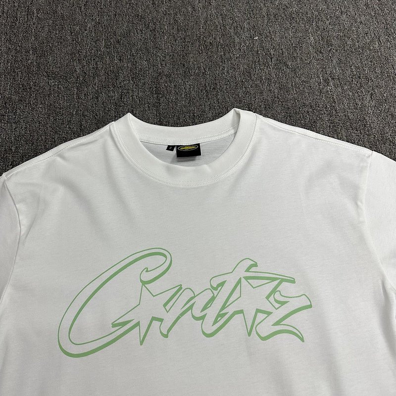 CORTEIZ ALLSTARZ TEE WHITE GREEN - Sin Sity Reps