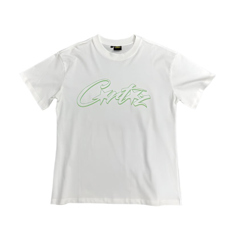 CORTEIZ ALLSTARZ TEE WHITE GREEN - Sin Sity Reps