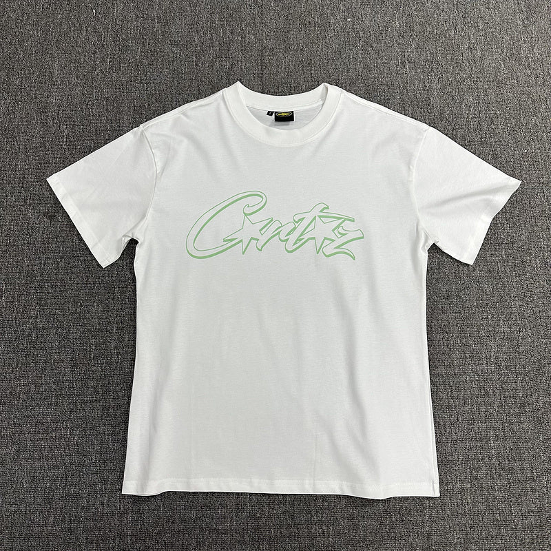 CORTEIZ ALLSTARZ TEE WHITE GREEN - Sin Sity Reps