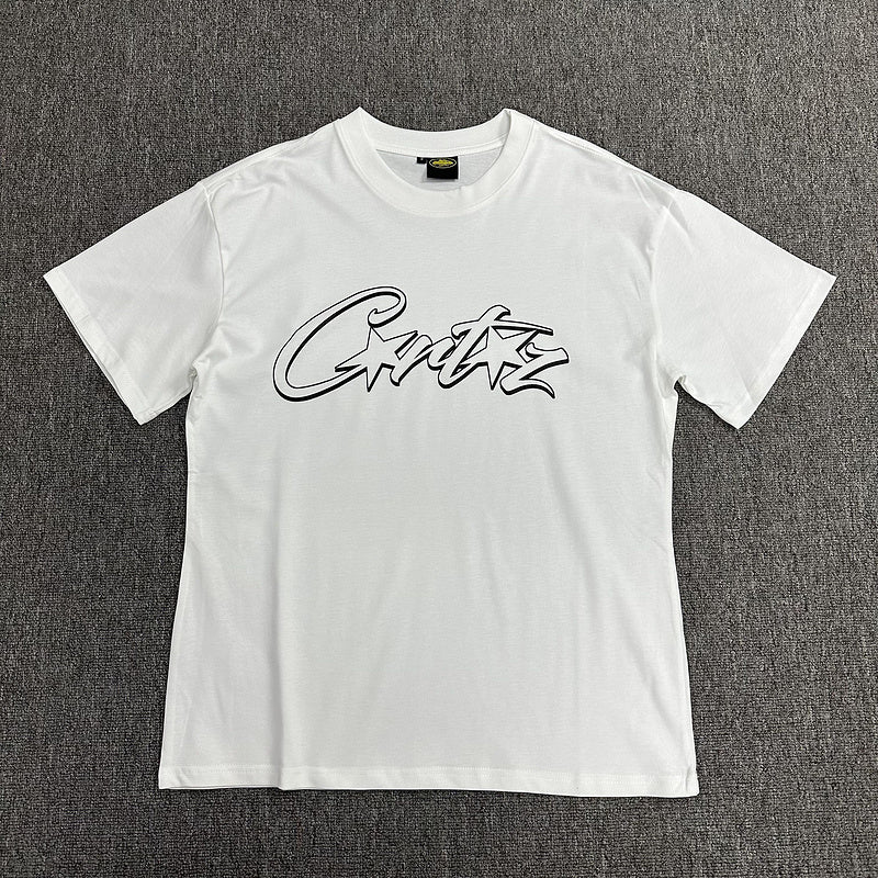 CORTEIZ ALLSTARZ TEE WHITE HOLLOW BLACK - Sin Sity Reps