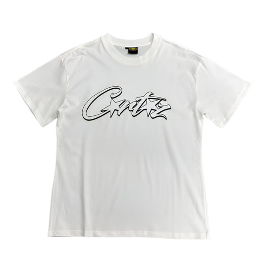 CORTEIZ ALLSTARZ TEE WHITE HOLLOW BLACK - Sin Sity Reps