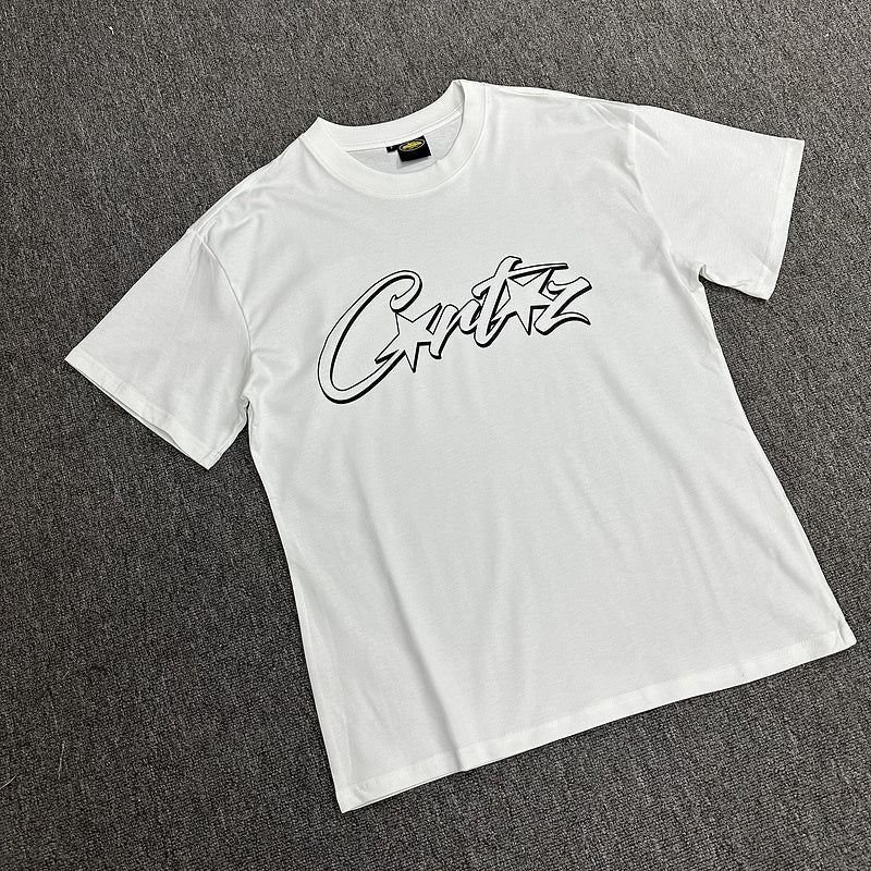 CORTEIZ ALLSTARZ TEE WHITE HOLLOW BLACK - Sin Sity Reps