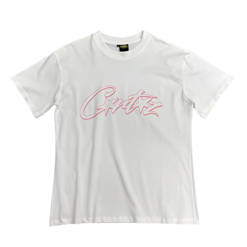 CORTEIZ ALLSTARZ TEE WHITE PINK - Sin Sity Reps