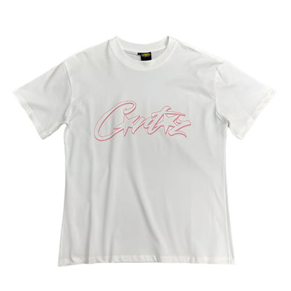 CORTEIZ ALLSTARZ TEE WHITE PINK - Sin Sity Reps