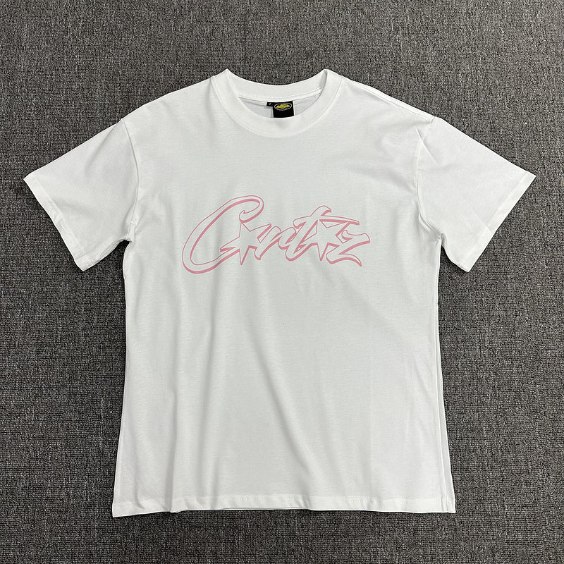 CORTEIZ ALLSTARZ TEE WHITE PINK - Sin Sity Reps