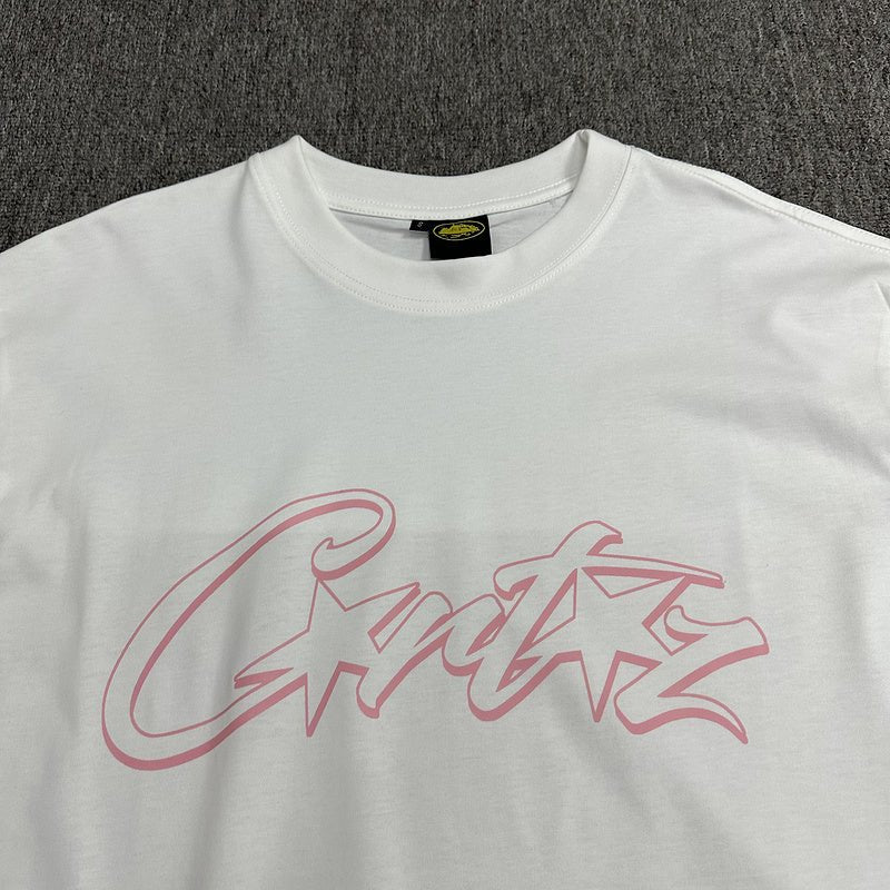 CORTEIZ ALLSTARZ TEE WHITE PINK - Sin Sity Reps