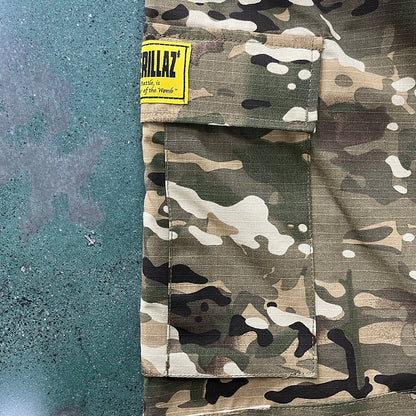 CORTEIZ CARGO PANTS CAMO - Sin Sity Reps