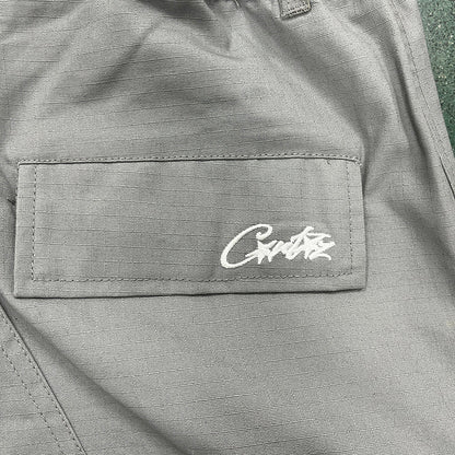 CORTEIZ CARGO PANTS STONE GREY - Sin Sity Reps