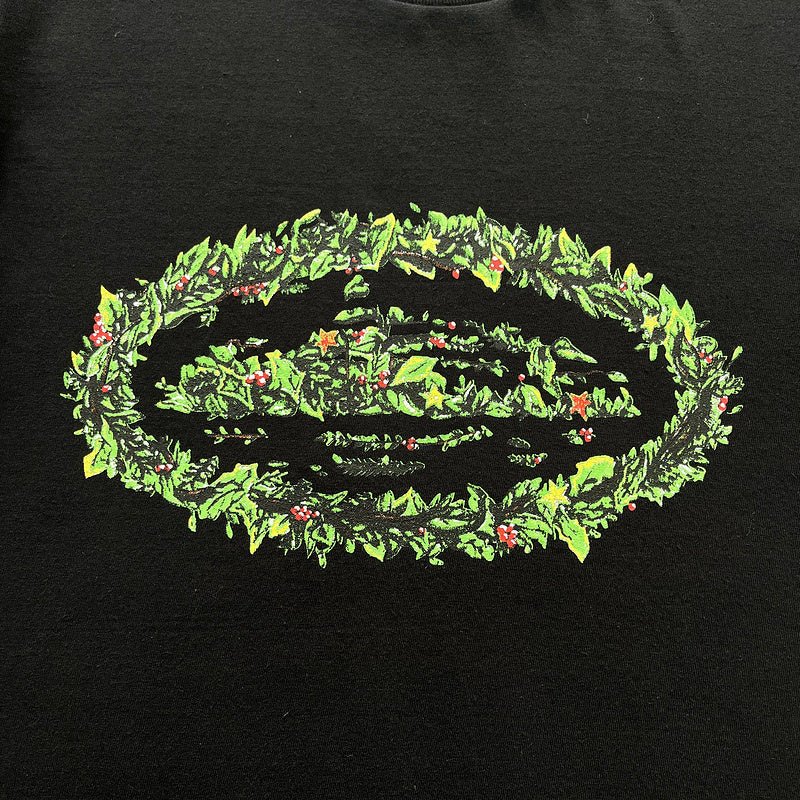 CORTEIZ GRASS ROUND TEE BLACK - Sin Sity Reps