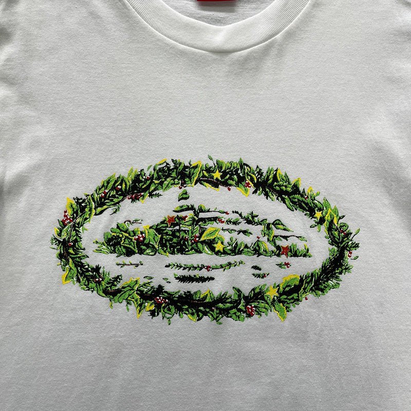 CORTEIZ GRASS ROUND TEE WHITE - Sin Sity Reps