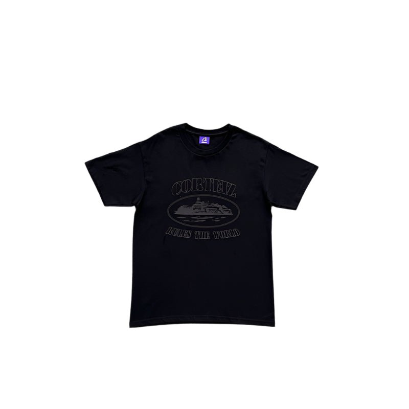 CORTEIZ OG ALCATRAZ TEE TRIPLE BLACK - Sin Sity Reps