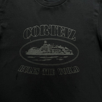 CORTEIZ OG ALCATRAZ TEE TRIPLE BLACK - Sin Sity Reps