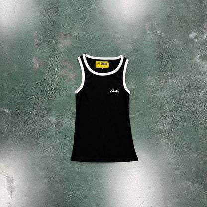 CORTEIZ OG CONTRAST TANK TOP BLACK - Sin Sity Reps