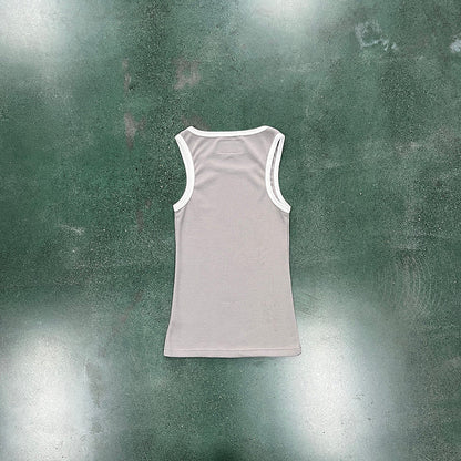 CORTEIZ OG CONTRAST TANK TOP WHITE - Sin Sity Reps