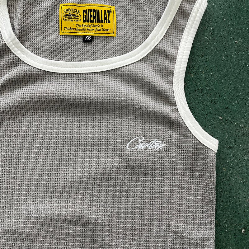 CORTEIZ OG CONTRAST TANK TOP WHITE - Sin Sity Reps