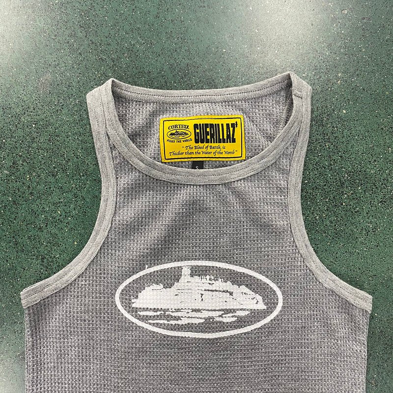 CORTEIZ RTW OG WOMEN'S ALCATRAZ TANK TOP GREY - Sin Sity Reps