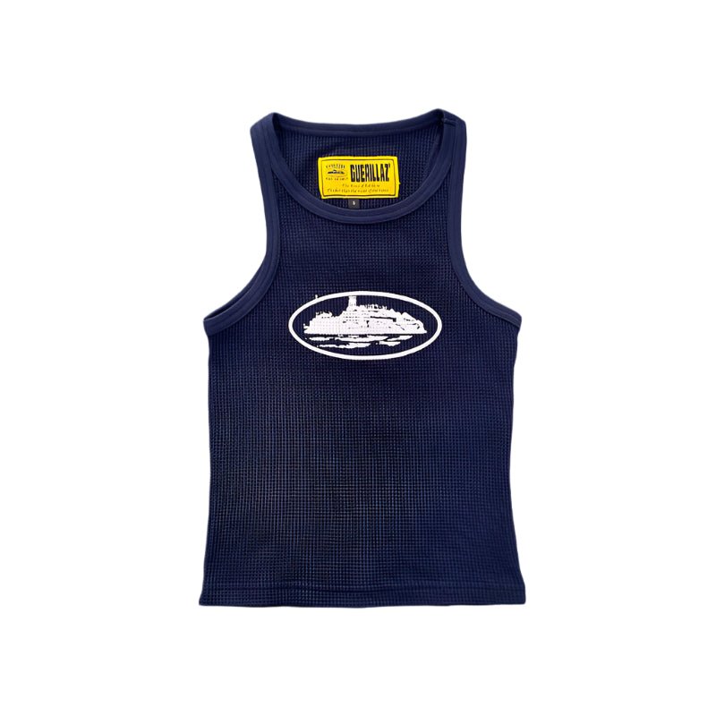 CORTEIZ RTW OG WOMEN'S ALCATRAZ TANK TOP NAVY - Sin Sity Reps