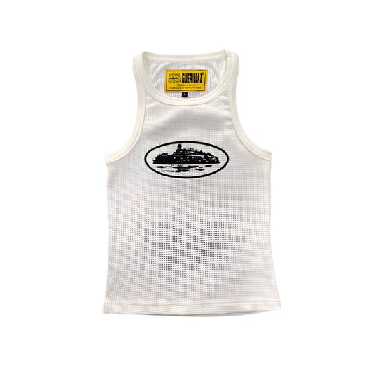 CORTEIZ RTW OG WOMEN'S ALCATRAZ TANK TOP WHITE - Sin Sity Reps