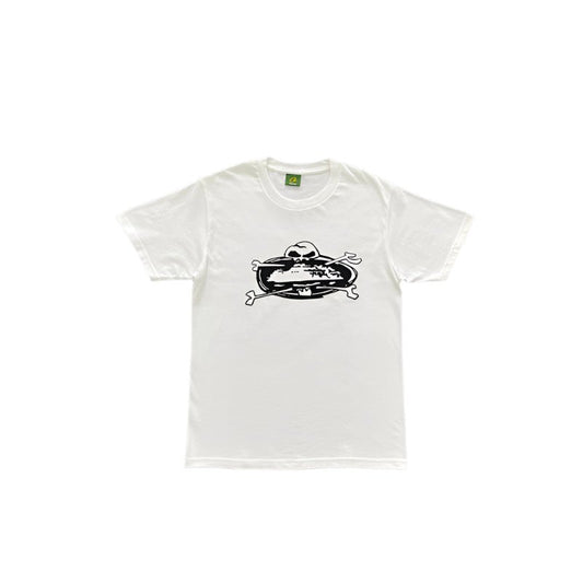 CORTEIZ SKULL T - SHIRT WHITE - Sin Sity Reps