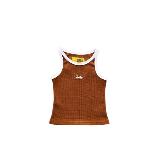 CORTEIZ TANK TOP BROWN WOMEN'S - Sin Sity Reps