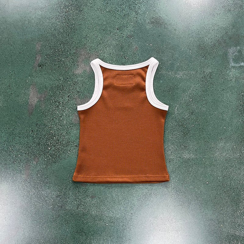 CORTEIZ TANK TOP BROWN WOMEN'S - Sin Sity Reps