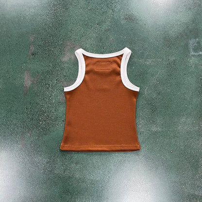 CORTEIZ TANK TOP BROWN WOMEN'S - Sin Sity Reps