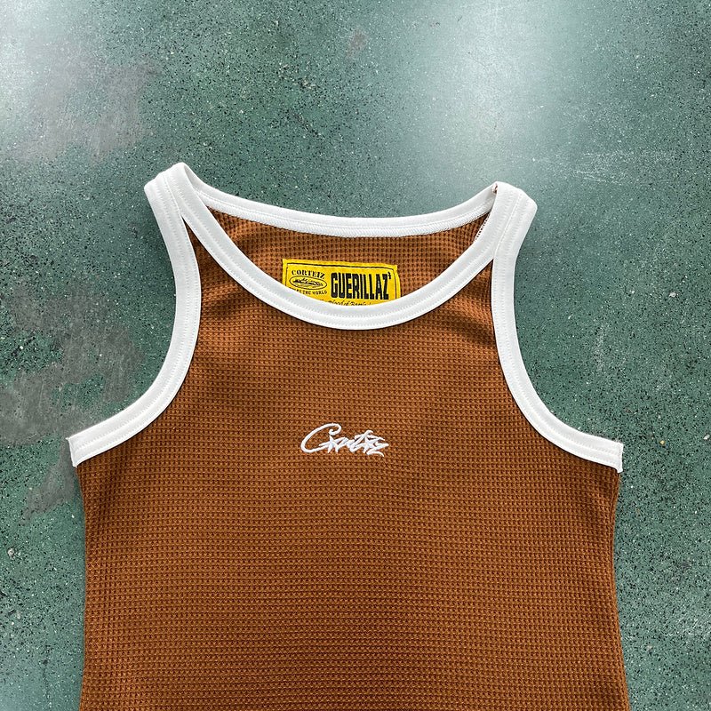 CORTEIZ TANK TOP BROWN WOMEN'S - Sin Sity Reps