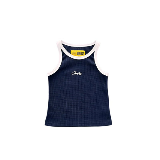 CORTEIZ TANK TOP NAVY WOMEN'S - Sin Sity Reps