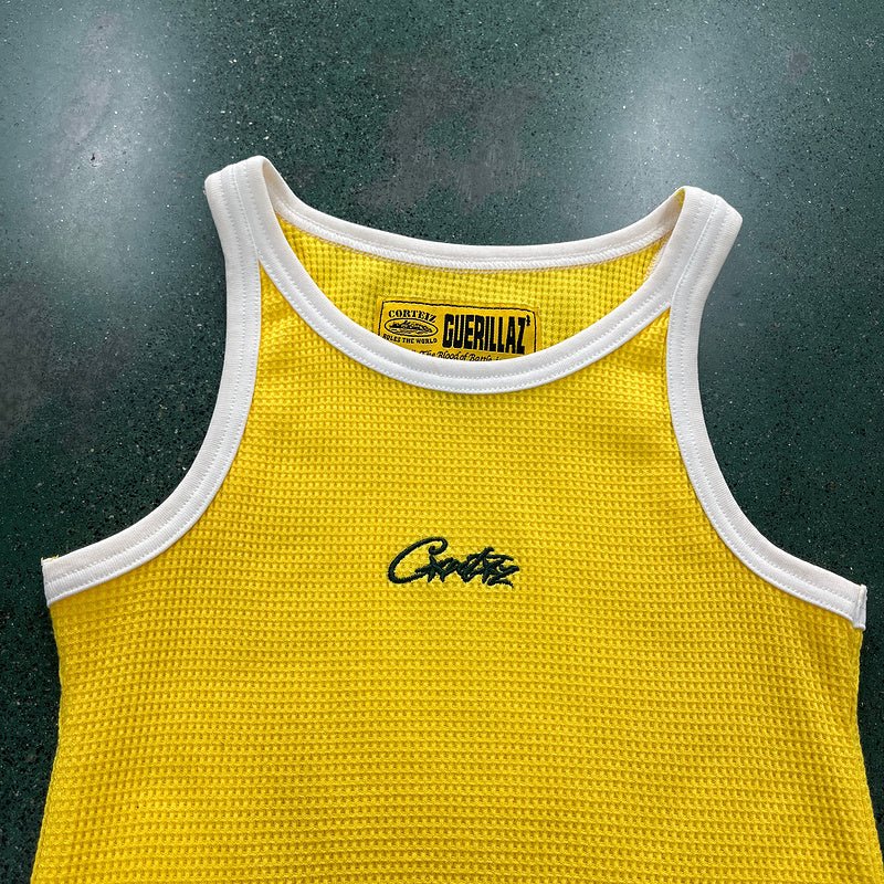 CORTEIZ TANK TOP YELLOW WOMEN'S - Sin Sity Reps