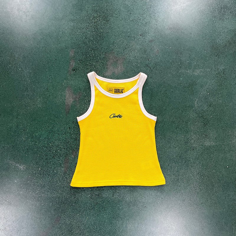 CORTEIZ TANK TOP YELLOW WOMEN'S - Sin Sity Reps