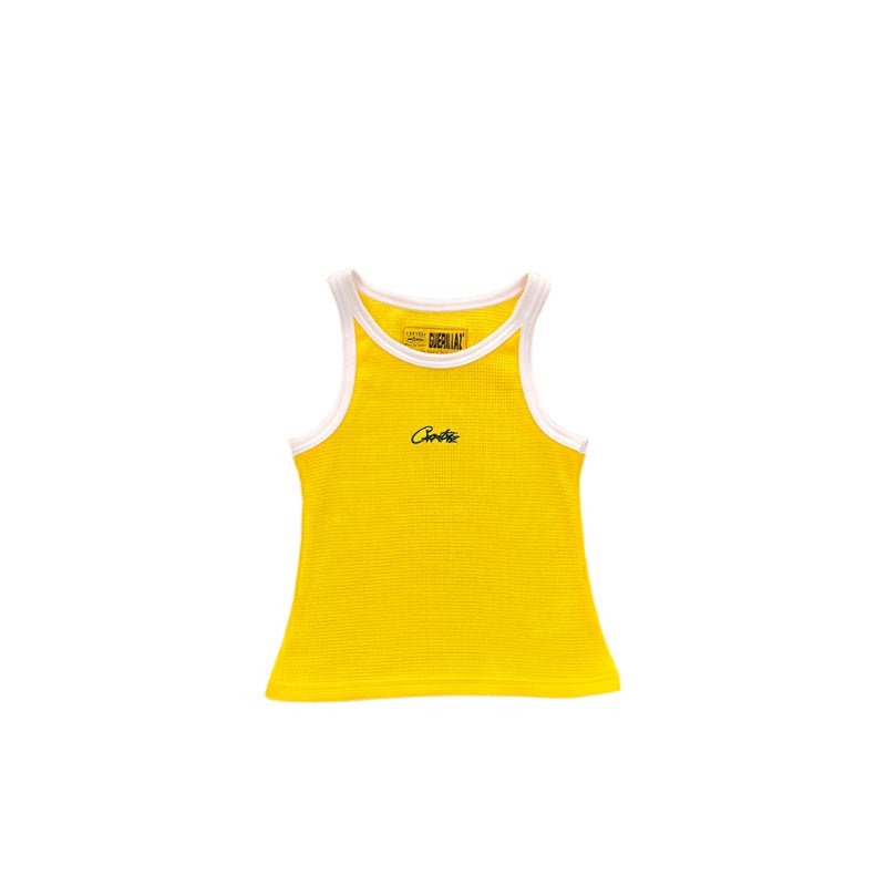 CORTEIZ TANK TOP YELLOW WOMEN'S - Sin Sity Reps