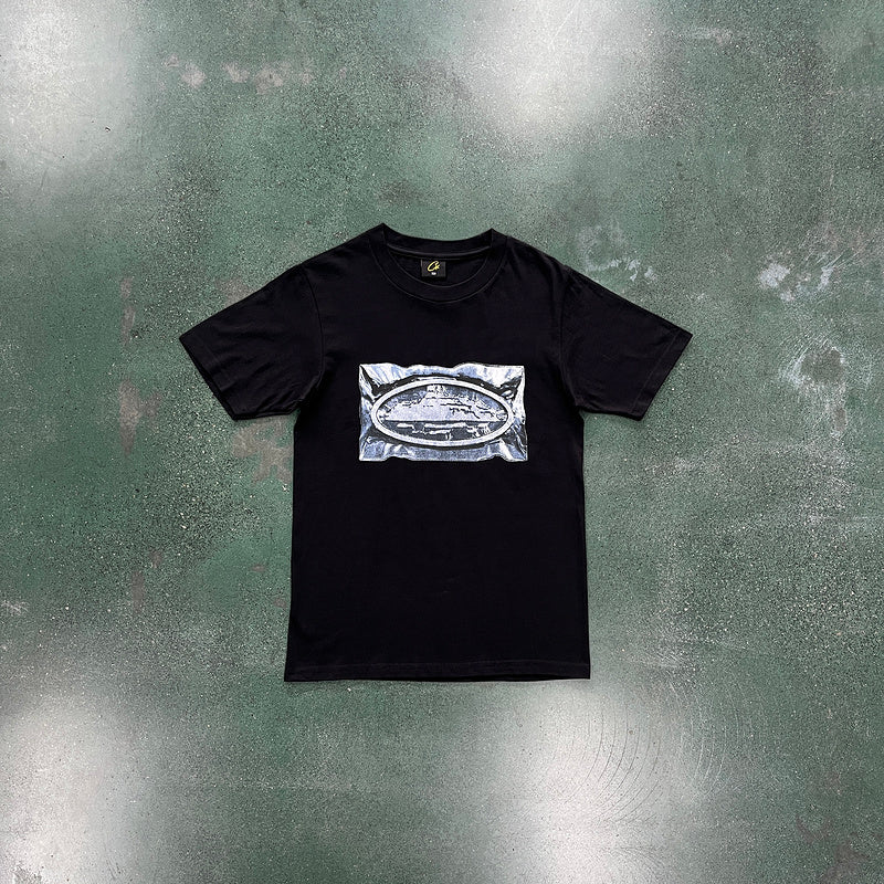 CORTEIZ VACUUM SEALED TEE BLACK - Sin Sity Reps