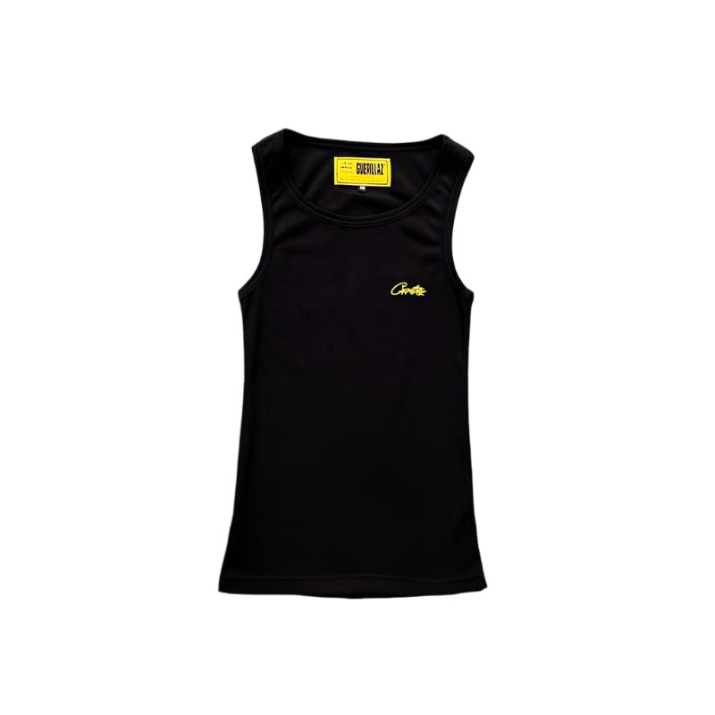 CORTEIZ WAFFLE TANK TOP BLACK - Sin Sity Reps