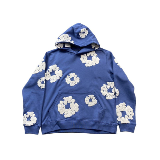 DENIM TEARS COTTON WREATH HOODIE BLUE - Sin Sity Reps