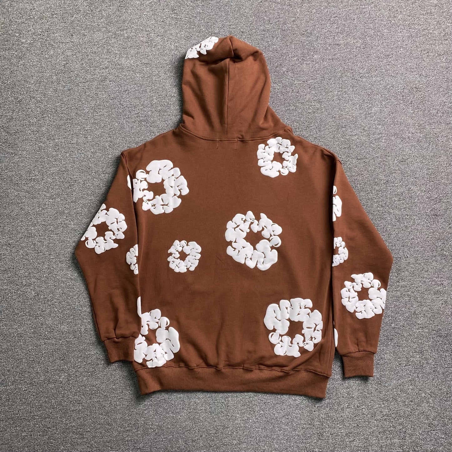 DENIM TEARS COTTON WREATH HOODIE BROWN - Sin Sity Reps