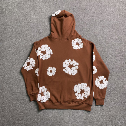 DENIM TEARS COTTON WREATH HOODIE BROWN - Sin Sity Reps