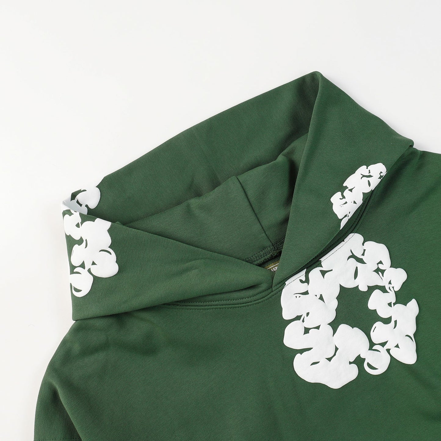 DENIM TEARS COTTON WREATH HOODIE DARK GREEN - Sin Sity Reps